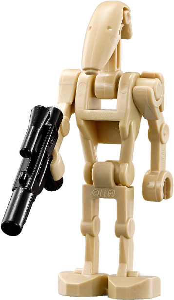 LEGO® Star Wars Minifigure Battle Droid with Blaster Gun ...