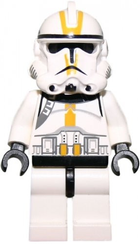 Lego Star Wars Clone Trooper Episode 3 Yellow Markings Star Corps Minifigure