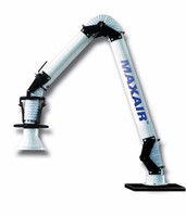MAXAIR 5" Diameter 14' 304 Stainless Steel Hanging Fume Arm