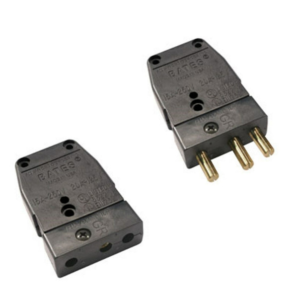 BATES STAGE PIN Professional Heavy Duty Inline Male or Female Plug