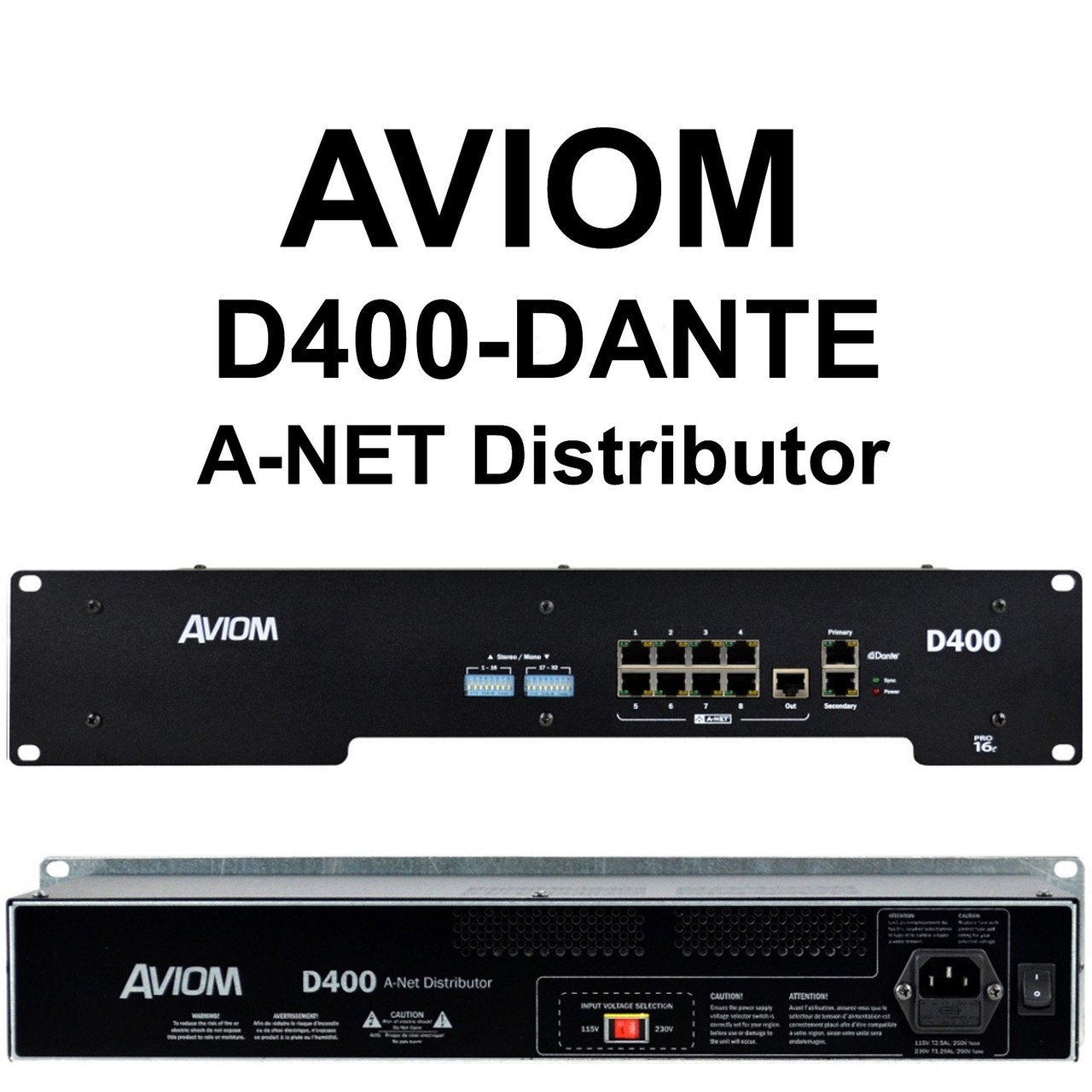 AVIOM D400-DANTE Personal Audio Mixer A-Net Distribution ... Season passes starting at $59.99.