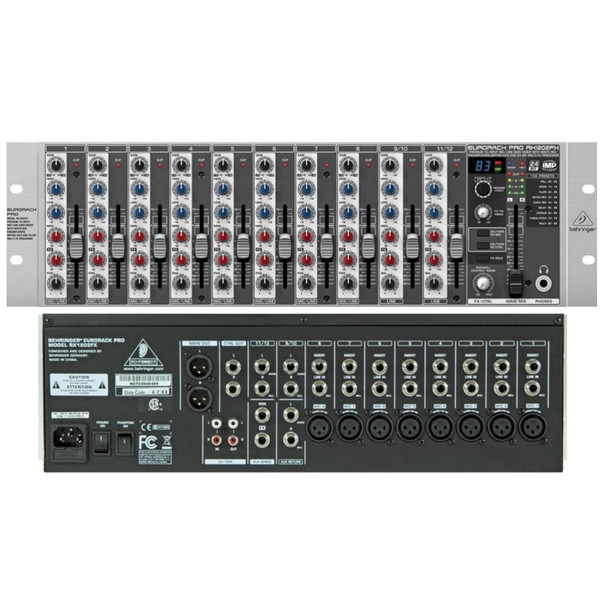 BEHRINGER RX1202FX 12 Channel Rackmount Audio Mixer with Builtin FX