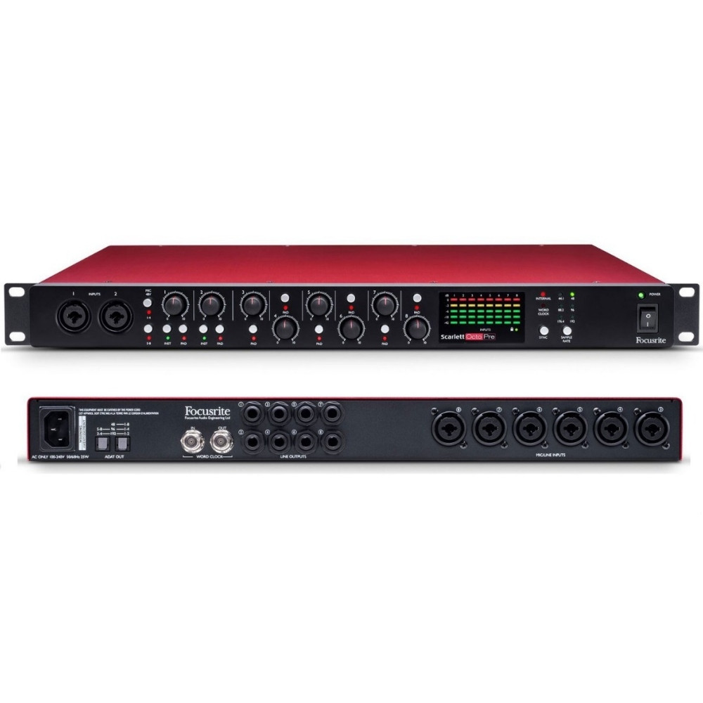 FOCUSRITE SCARLETT OCTOPRE 8 Channel Mic Preamp with ADAT LightingelStore