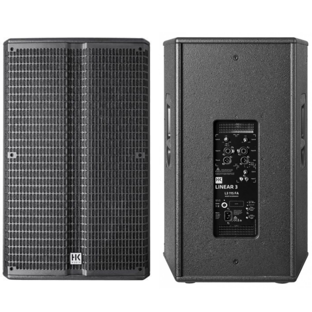 HK AUDIO LINEAR 5 115 FA 2000w Total Active PA System Speaker Pair LightingelStore