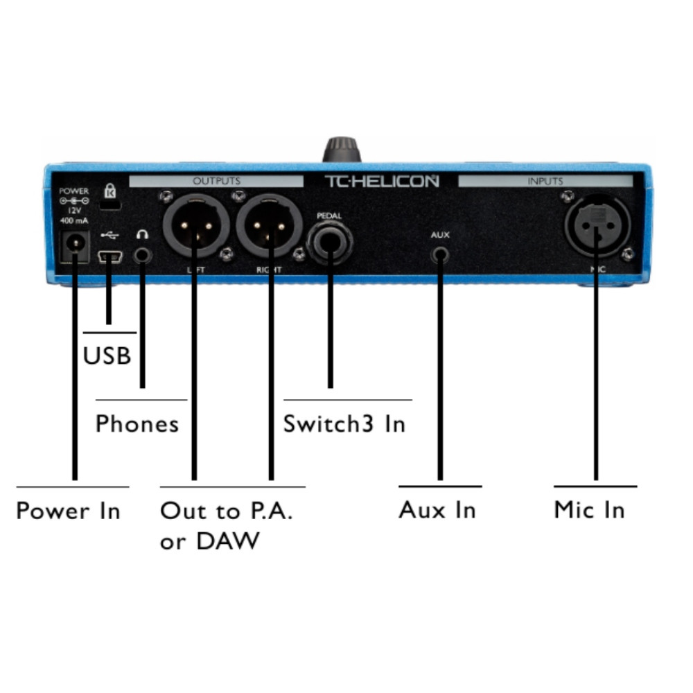 Tc Helicon Voicelive Play Vocal Harmonizing And Fx Pedal Lightingelstore