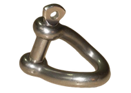 Large Forged Stainless Steel Twisted Shackle