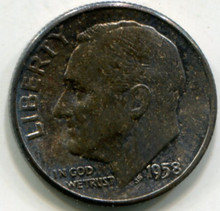 1958  Roosvelt Dime  UNC