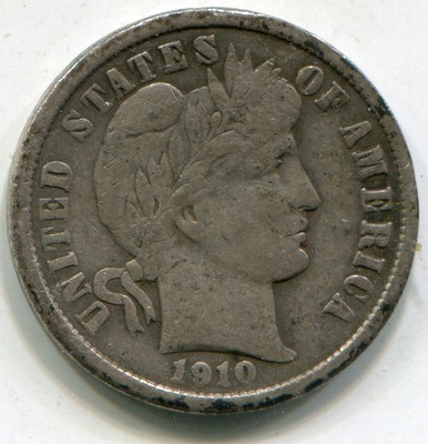 1910 (F-15) Barber Dime 
