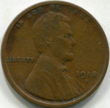 1918-D (F-15) Lincoln Cent 