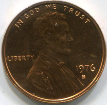 1976-S Proof (PF-67) Lincoln Cent 