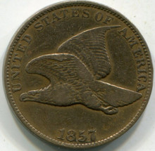 1857 (VF) Flying Eagle Cent