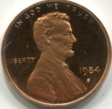 1984 (PF-69 DCam) Lincoln Cent 