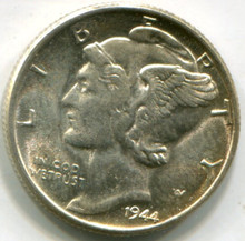 1944 Mercury Dime UNC