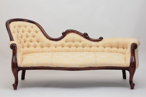 Victorian style Chaise lounge chair