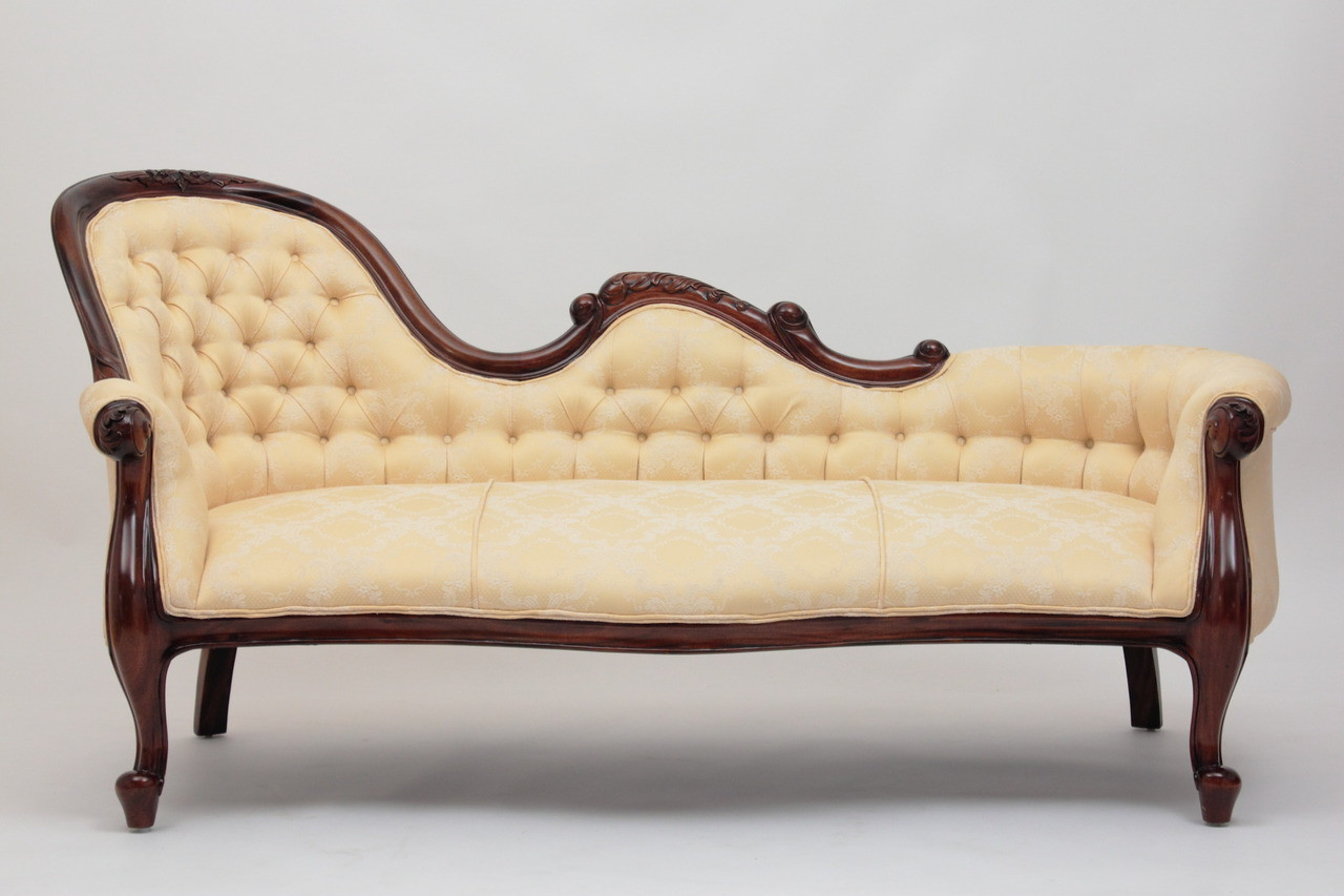 Victorian Style Chaise Lounge | Laurel Crown Furniture