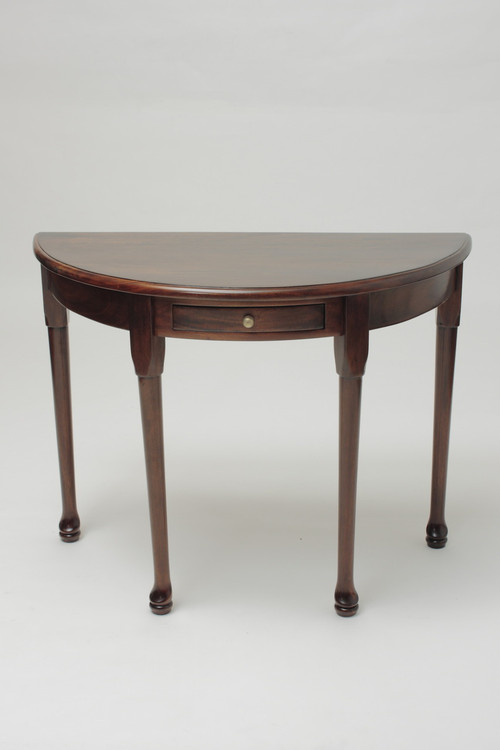 Queen Anne Half-Moon Table