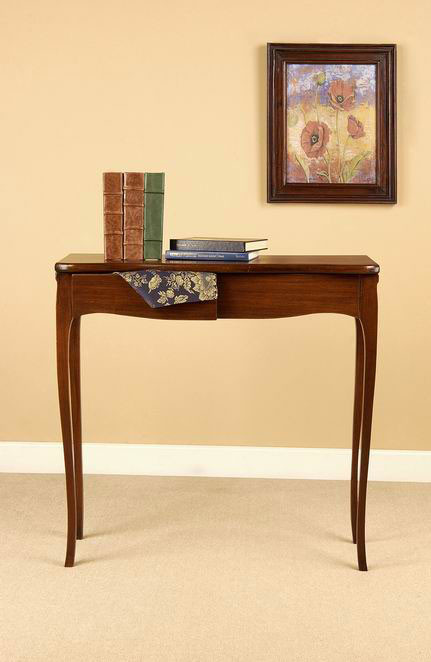 Two Drawer Console Table Laurel Crown Furniture