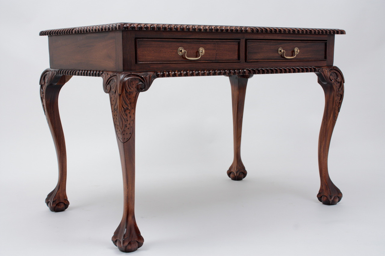 Antique Leather Top Writing Desk Laurel Crown Furniture