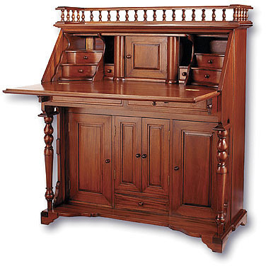 Colonial Secretary Desk Laurel Crown Furniture