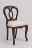 Victorian balloon-back dining chair in custom finish