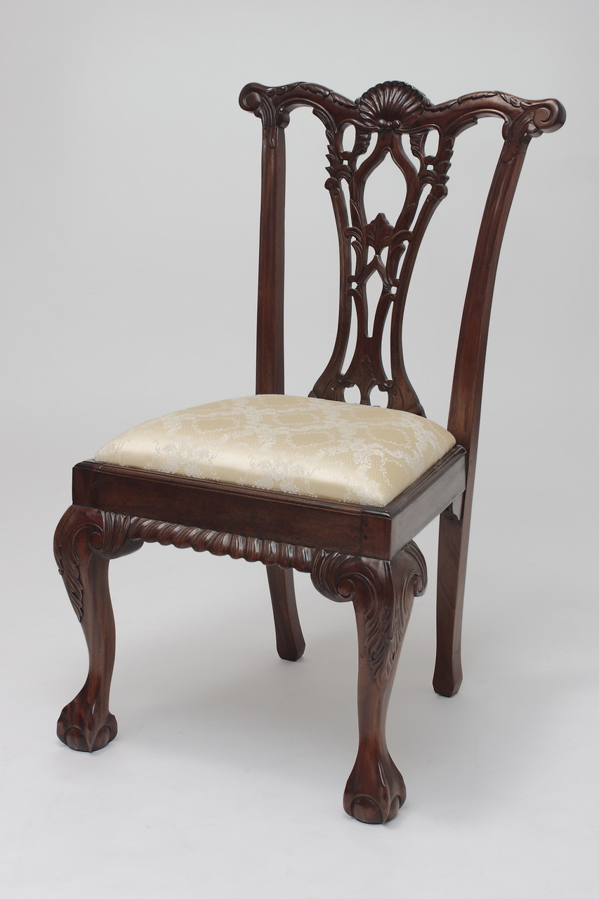 Reproduction Chippendale Chair Laurel Crown Furniture