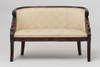 Front view of the Empire Swan Two-Seater Settee