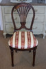 Front view of horseshoe chair