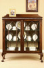Chippendale China Cabinet made of solid mahogany wood