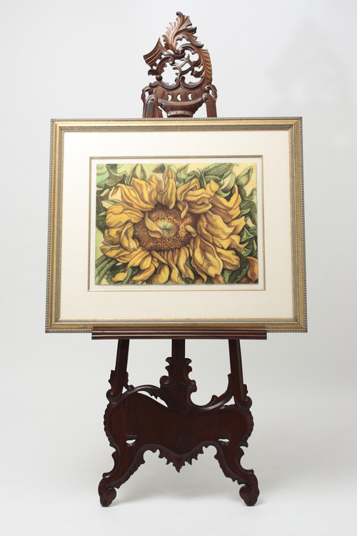 Mahogany Picture Frame Easel
