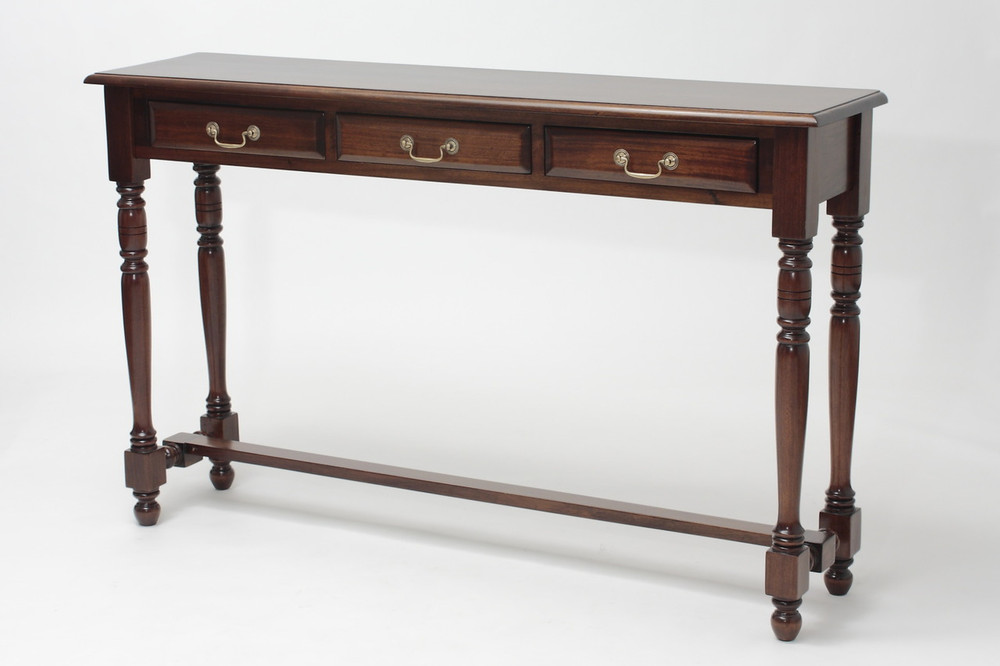 Entry Hall Table with Three Drawers