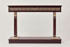 Front view of Customized Empire Console Table
