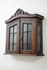 Colonial wall cabinet made from solid mahogany wood