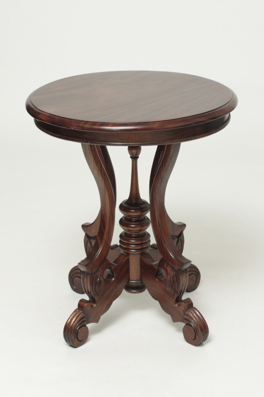 Victorian Round Side Table | Laurel Crown Furniture