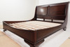 French Mahogany Queen Bed