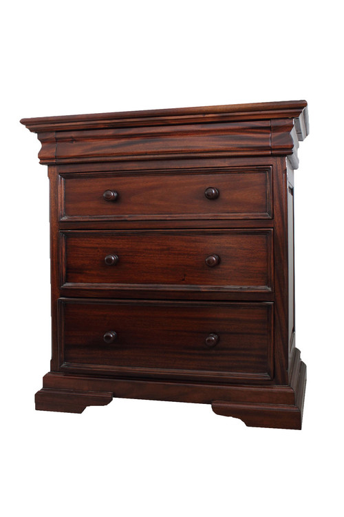 Medium French Sleigh Chest of Drawers