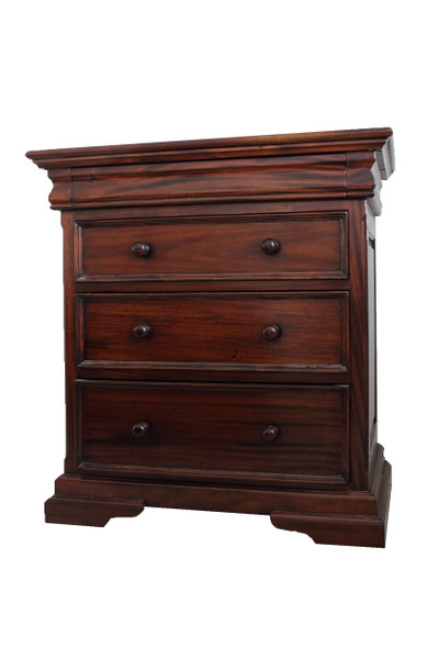 Short Chest of Drawers in Classic Mahogany finish