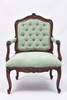 Louis XV Armchair with tufted backrest