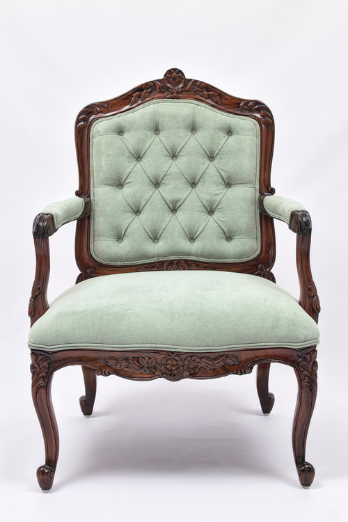 Louis XV Arm Chair, Louis XVI Fauteuil