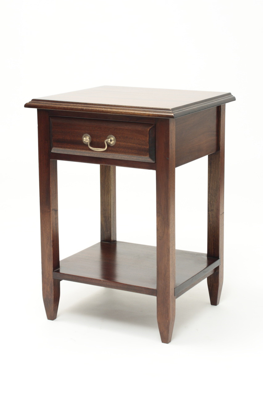 Mahogany Bedside Table | Laurel Crown Furniture