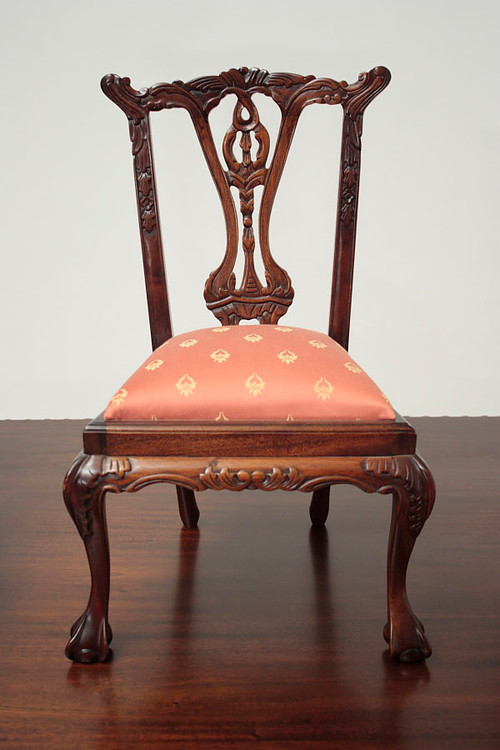 Miniature Chippendale Doll Chair 1/2