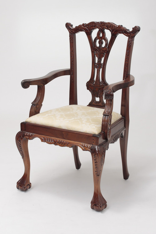 Chippendale Carver Armchairs