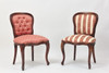 Georgian Dining Chairs with Upholstered Backs