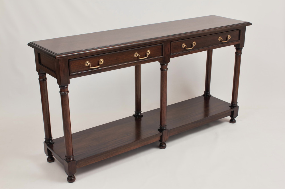 Mahogany Console Table with Drawers | Laurel Crown Furniture