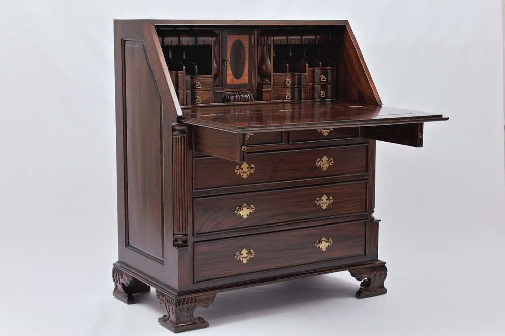 Chippendale Secretary Desk Laurel Crown Furniture