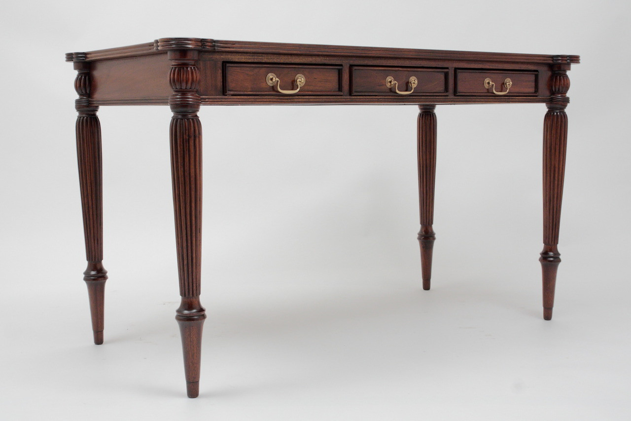 Antique Leather Top Desk Laurel Crown Furniture