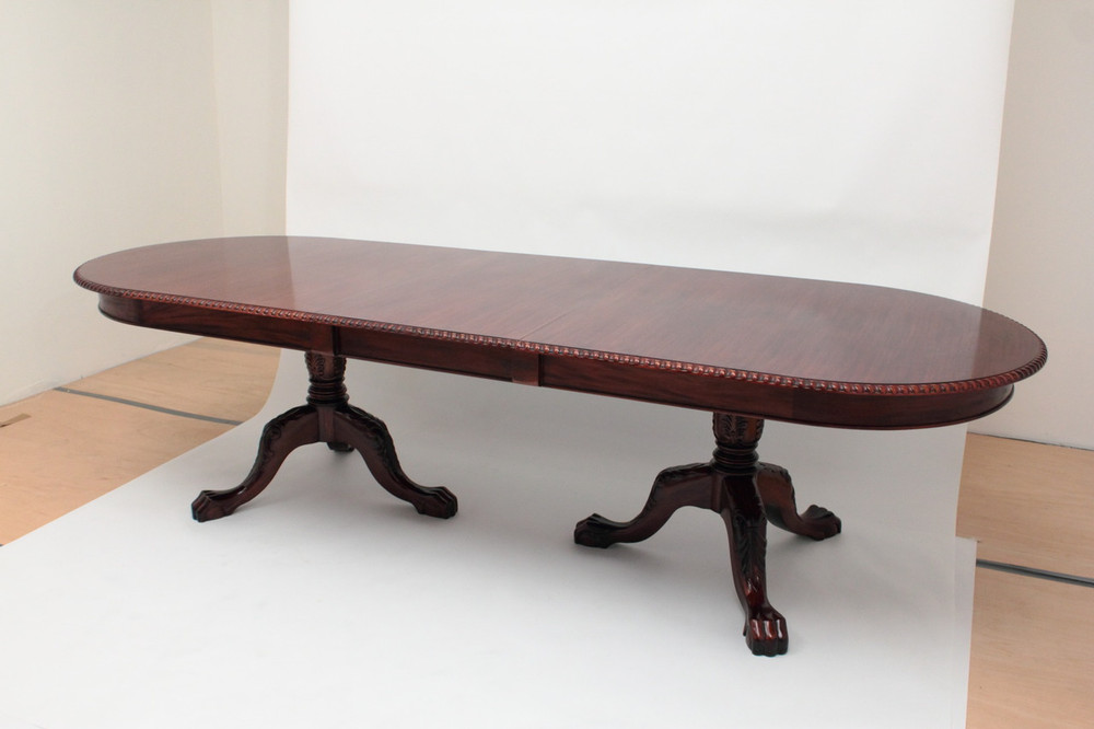 Chippendale Extension Dining Table with Leaf - 8' to 10'