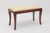 Simple and elegant upholstered bench by Laurel Crown