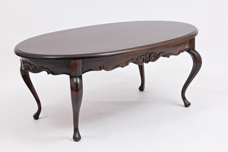 Oval Queen Anne Coffee Table