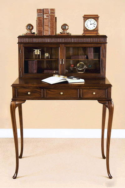 Queen Anne Writing Desk with Cabinets