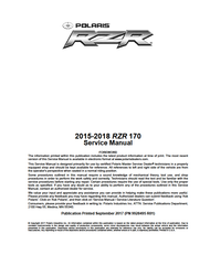 2015-2018 Polaris RZR 170 Service Manual